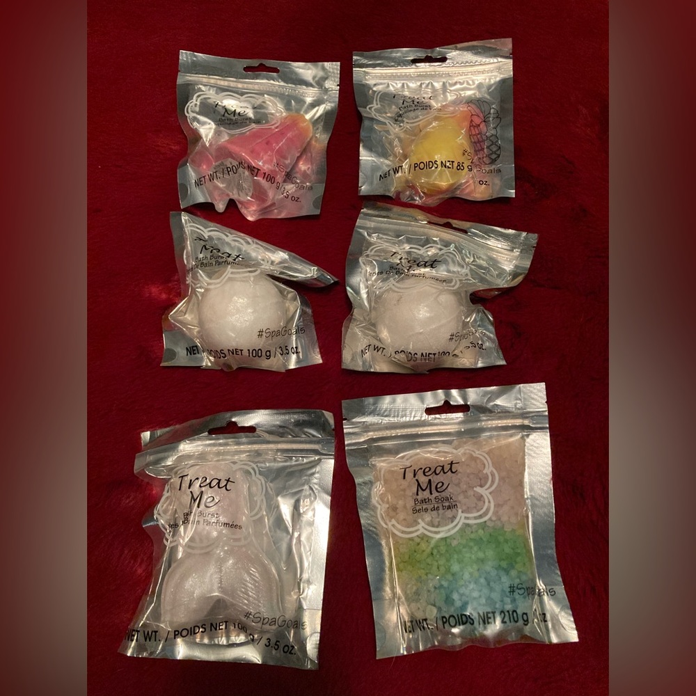 5/$15 Bath Bomb Lot: Unicorn Horn, Pineapple, Mermaid Tail, 2 Pearls, Bath Salts
